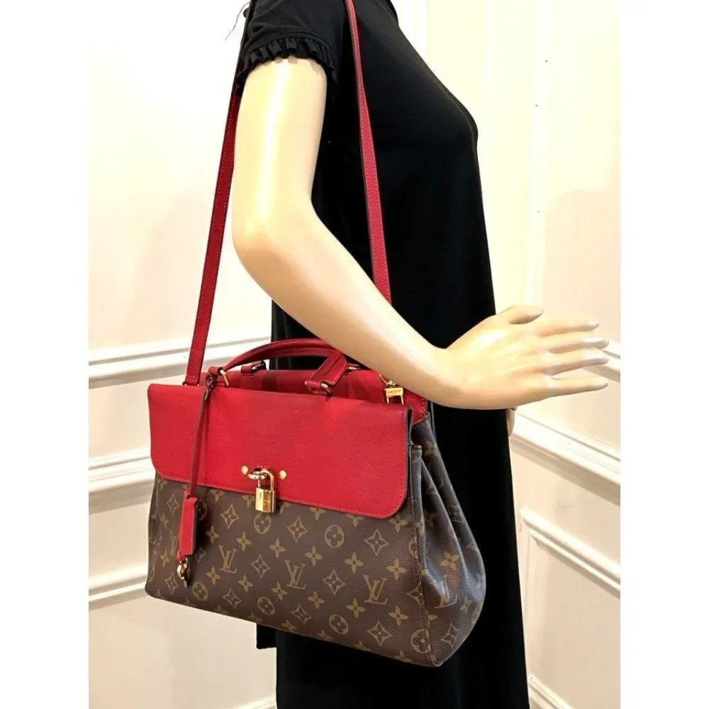 Louis Vuitton Venus Satchel in Cerise Monogram Canvas In Mint Condition